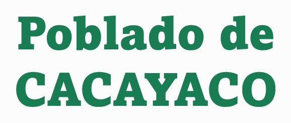 Poblado de Cacayaco